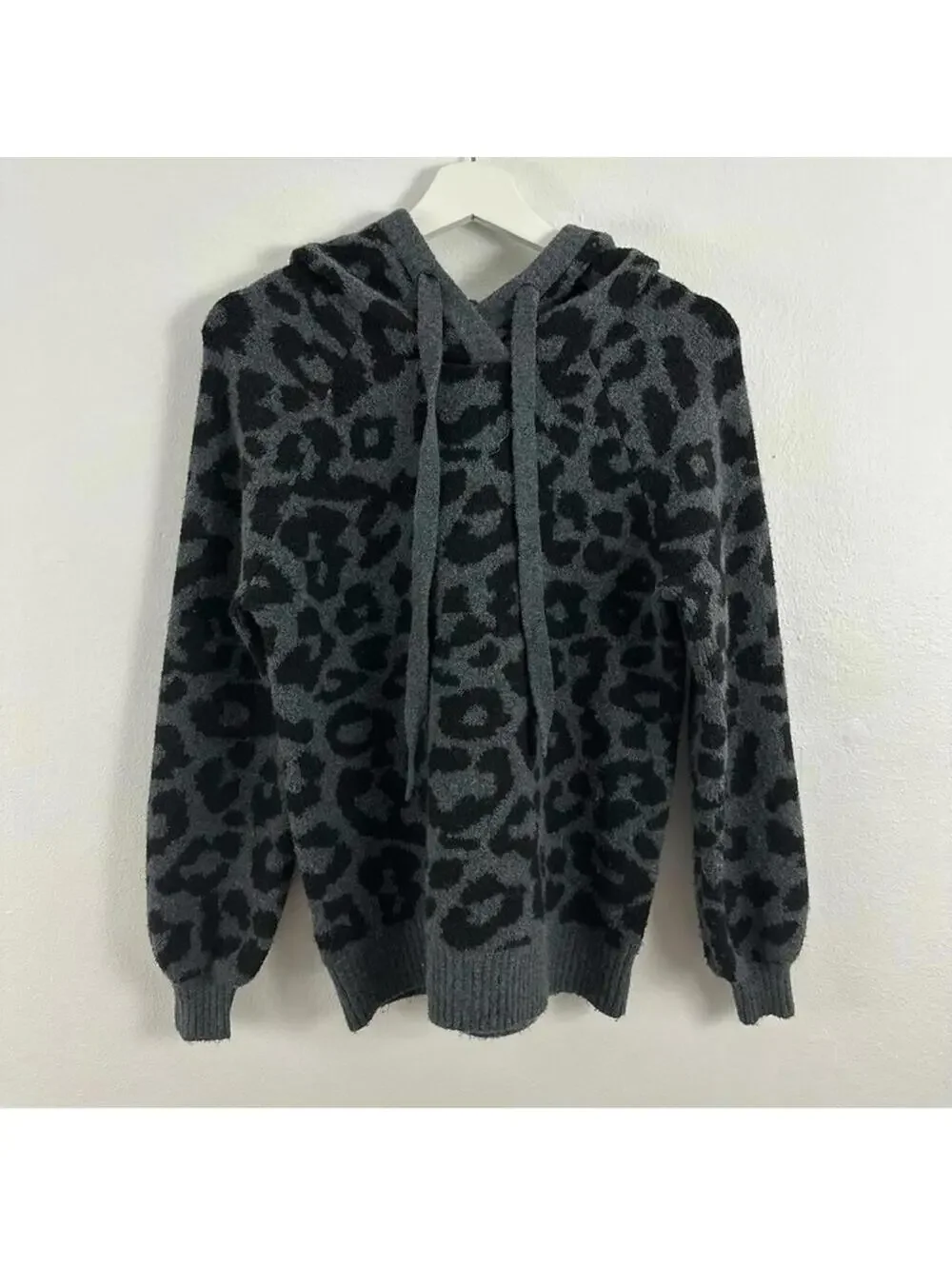 LOFT Leopard Print Hoodie Sweater Women's Size XSP